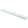 vidaXL Prateleiras 2 pcs 100x12 cm vidro transparente