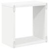 vidaXL Prateleiras de parede em forma de cubo 4 pcs 26x15x26 cm branco