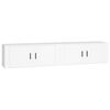 vidaXL M&oacute;veis de TV de parede 2 pcs 100x34,5x40 cm branco
