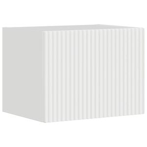 vidaXL Arm&aacute;rio de TV de Parede Branco Brilhante 60 x 31 x 29.5 cm