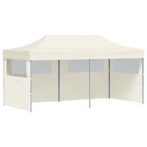 vidaXL Tenda de Festa 291 x 580 x 315 cm Creme Tecido Oxford