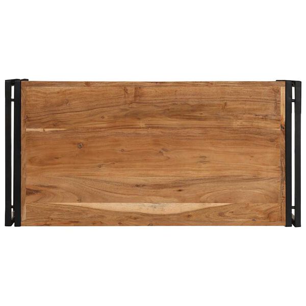 vidaXL Mesa de centro 100x50x35 cm madeira de ac&aacute;cia maci&ccedil;a