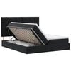 vidaXL Cama com Armazenamento com cabeceira Preto 180 x 200 cm Veludo
