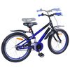 vidaXL Bicicleta Infantil 20 Polegadas para 6-11 Anos Azul Preto