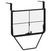 vidaXL Mesa para varanda 60x40 cm a&ccedil;o preto