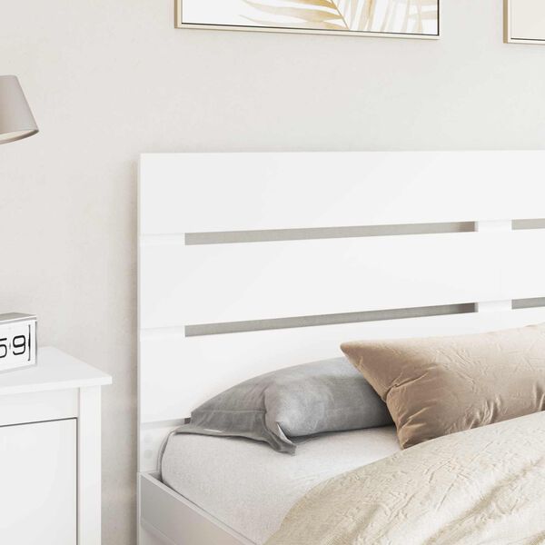vidaXL Cabeceira Branco 200 cm Madeira processada