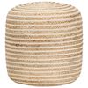 vidaXL Pufe artesanal 40x45 cm juta
