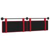 vidaXL Cabeceira Suspensa Vermelho 210 x 55 x 5 cm Couro Sint&eacute;tico