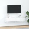 vidaXL M&oacute;veis de TV 2 pcs 60x31x25,5 cm deriv. madeira branco
