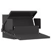 vidaXL Comedouro de Pedal para Frango Preto 50 x 40 x 29 cm