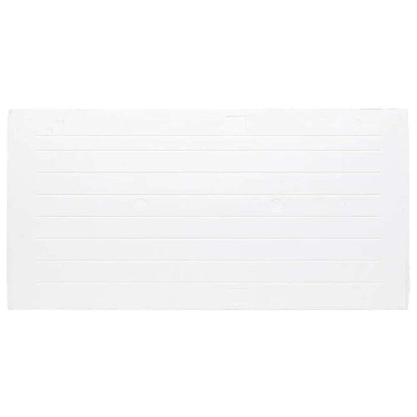 vidaXL Pain&eacute;is de parede 3D 10 pcs 100x50 cm EPS vermelho e branco