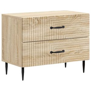 vidaXL Arm&aacute;rio de Cabeceira Carvalho Sonoma 62 x 34,5 x 47,5 cm