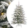 vidaXL &Aacute;rvore de Natal Articulada Artificial Branco 150 cm PE e PVC