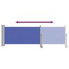 vidaXL Toldo lateral retr&aacute;til para p&aacute;tio 80x300 cm azul