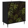 vidaXL Buffet ELBURG Carvalho Preto 69 x 33 x 76 cm