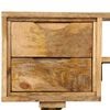 vidaXL Secretária madeira de mangueira maciça 115x47x76 cm
