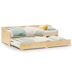 vidaXL Sof&aacute;-cama com gavet&atilde;o sem colch&atilde;o IRUN 90x200 cm