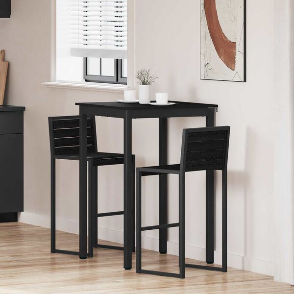 vidaXL Mesa de Bar em P&eacute; Madeira processada