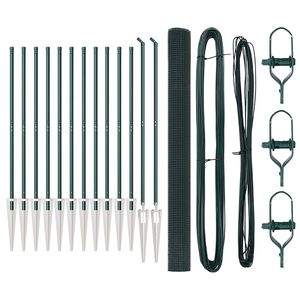 vidaXL Poste de Cerca Verde