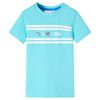 T-shirt para crian&ccedil;a ciano 92