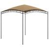 vidaXL Gazebo 3x3x2,65 m 180 g/m&sup2; cinzento-acastanhado