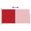 vidaXL Toldo lateral para p&aacute;tio/terra&ccedil;o 160 x 300 cm vermelho