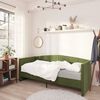 vidaXL Sof&aacute;-cama c/ colch&atilde;o e sa&iacute;da USB 90x200 cm veludo verde-escuro
