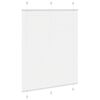 vidaXL Branco Plissada Cega 105x150cm Largura Tecido 104,4cm Poli&eacute;ster