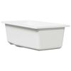 vidaXL Pia de cozinha Branco 21 x 44 x 14 cm Granito