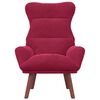 vidaXL poltrona Vinho Vermelho 69 x 74 x 93 cm Veludo