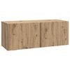 vidaXL Gabinete de TV de Parede Carvalho Arttisan 78,5 x 31 x 30 cm