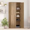 vidaXL Highboard carvalho artisiano 80 x 35 x 180 cm