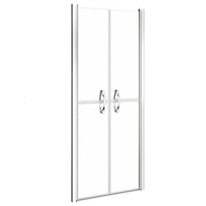 vidaXL Porta de duche ESG transparente 71x190 cm