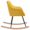 vidaXL Cadeira de baloi&ccedil;o tecido amarelo