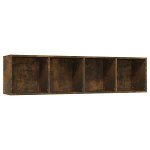 vidaXL Estante/m&oacute;vel TV 143x30x36 cm derivados madeira carvalho fumado
