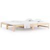 vidaXL Estrutura sof&aacute;-cama de puxar 2x(90x190) cm pinho maci&ccedil;o