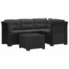 vidaXL Sof&aacute; de Jardim para 4 Pessoas com Almofadas Estilo Rattan PP