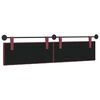 vidaXL Cabeceira Suspensa Vinho Vermelho 210 x 55 x 7 cm tecido