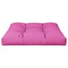 vidaXL Almofad&atilde;o para sof&aacute; de paletes 80x80x12 cm tecido rosa