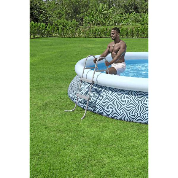 Bestway Escada para piscinas com 2 degraus Flowclear 84 cm