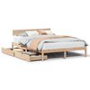 vidaXL Cama sem colch&atilde;o 120x190 cm madeira de pinho maci&ccedil;a