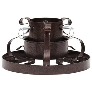 vidaXL Suporte para &aacute;rvore de Natal 29x29x15,5 cm cobre antigo