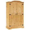 vidaXL Roupeiro Corona Range pinho mexicano com 2 portas