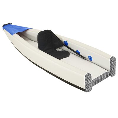 vidaXL Kayak insuflável 375x72x31 cm poliéster azul