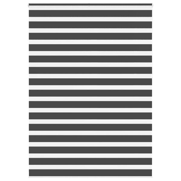 vidaXL Cortina de zebra 160x230 cm largura do tecido 155,9cm poli&eacute;ster