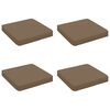 vidaXL Almofadas de Assento de 4 Pe&ccedil;as VUGHT 4 pcs 100% Poli&eacute;ster
