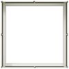 vidaXL Vaso/floreira 80x80x30 cm a&ccedil;o branco