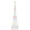 vidaXL &Aacute;rvore de Natal LED Multicolor 190 cm Metal
