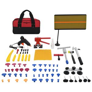 vidaXL 75 pcs conjunto repara&ccedil;&atilde;o de mossas sem repintura XXL