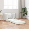 vidaXL Sof&aacute;-Cama 60cm Branco Couro Artificial